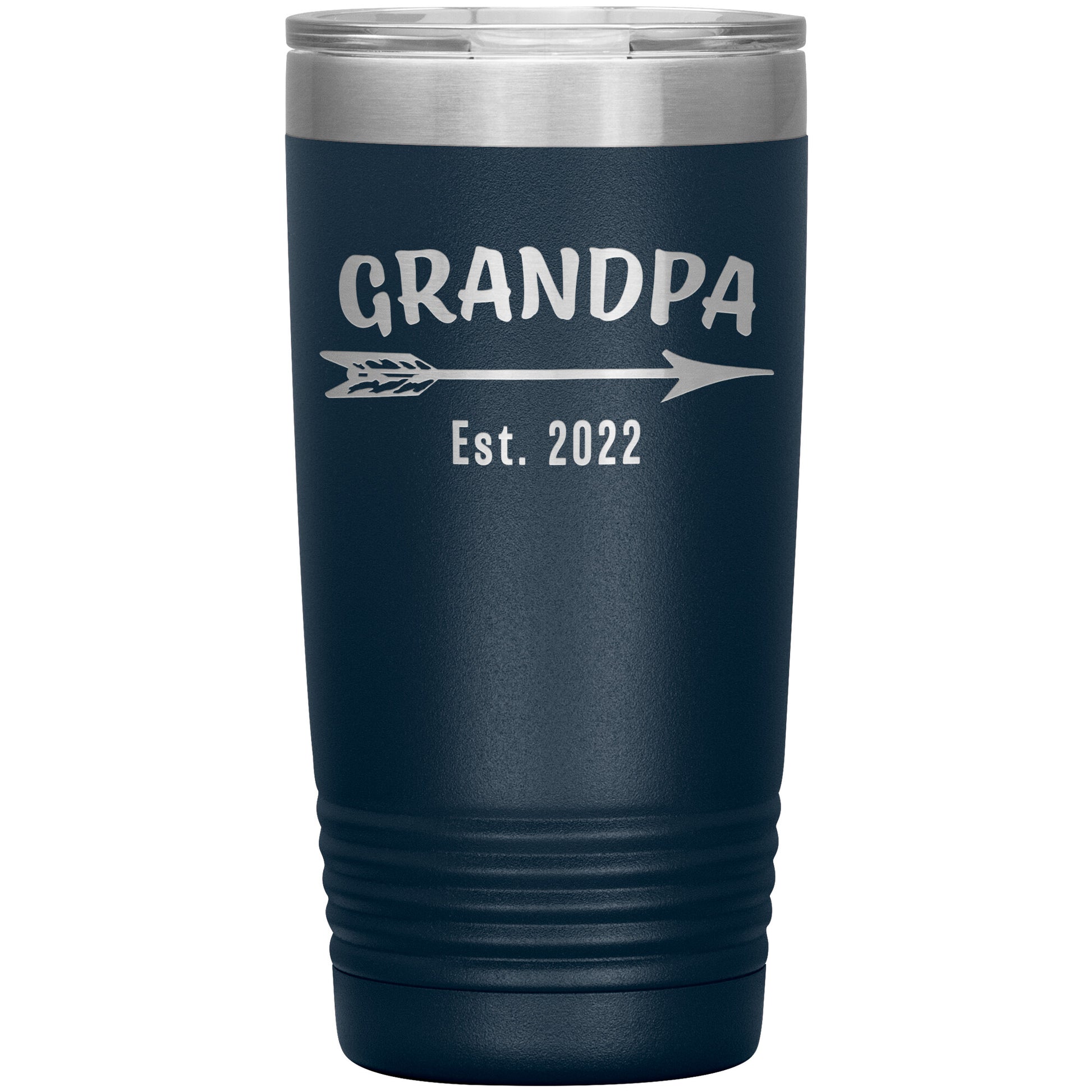 Grandpa EST 2022 Arrow Tumbler