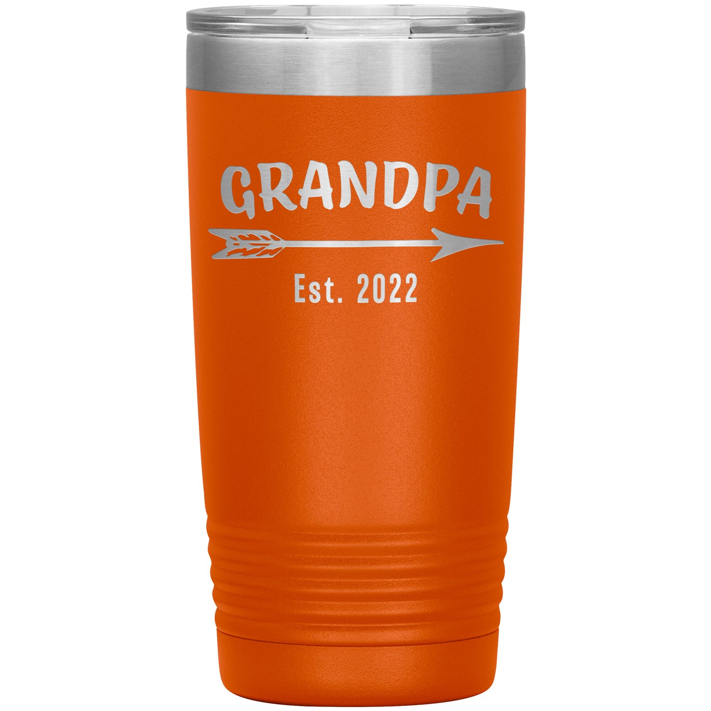 Grandpa EST 2022 Arrow Tumbler