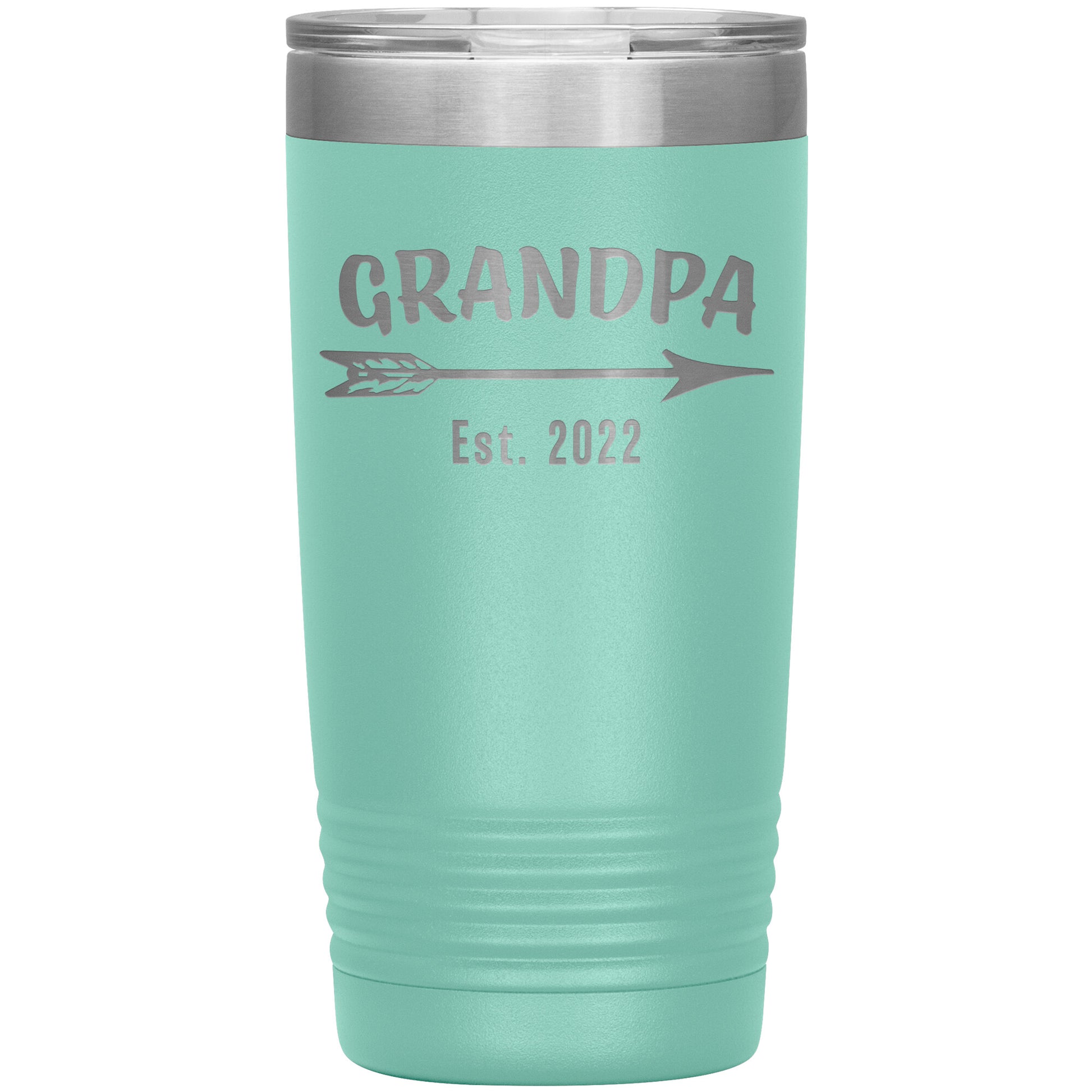 Grandpa EST 2022 Arrow Tumbler