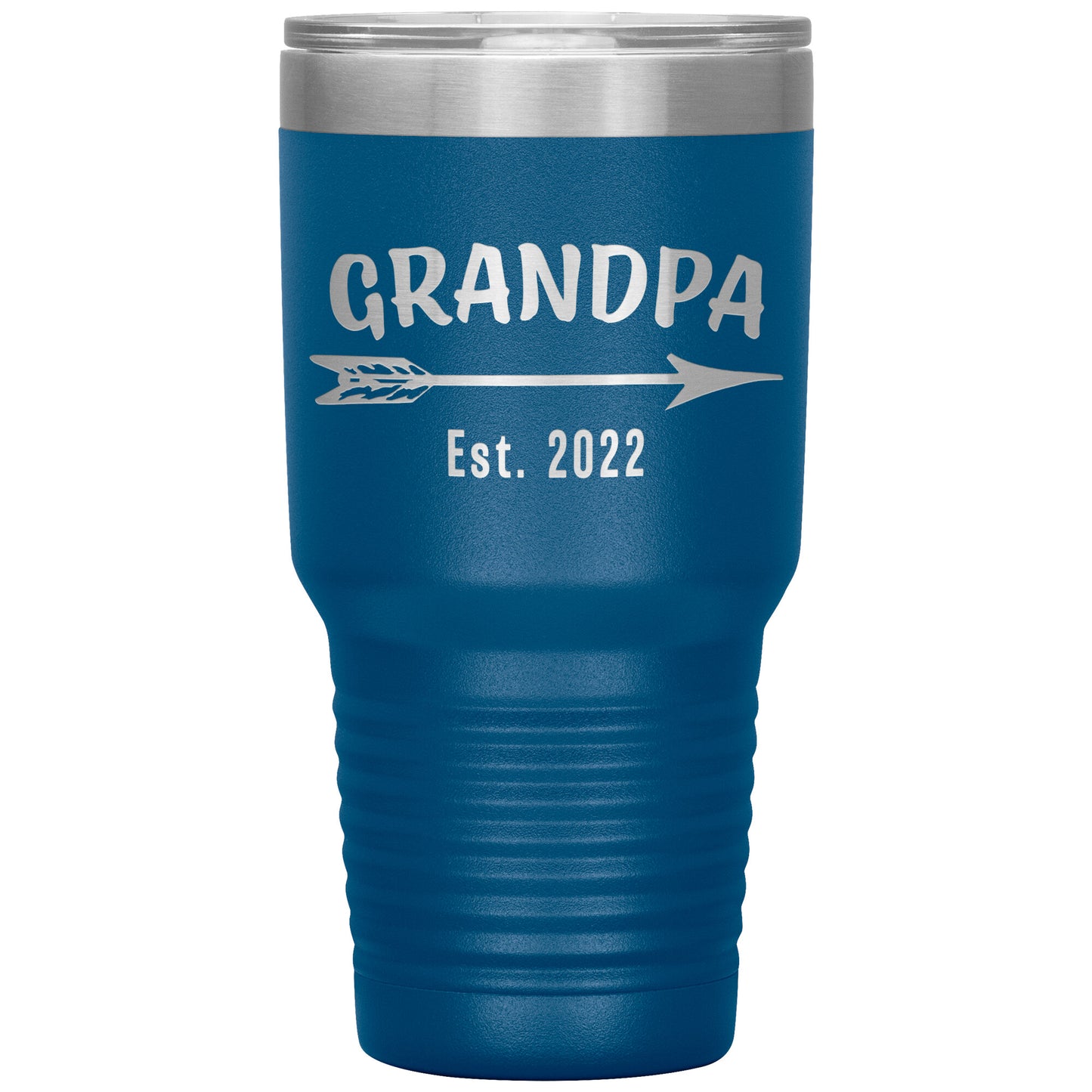 Grandpa EST 2022 Arrow Tumbler