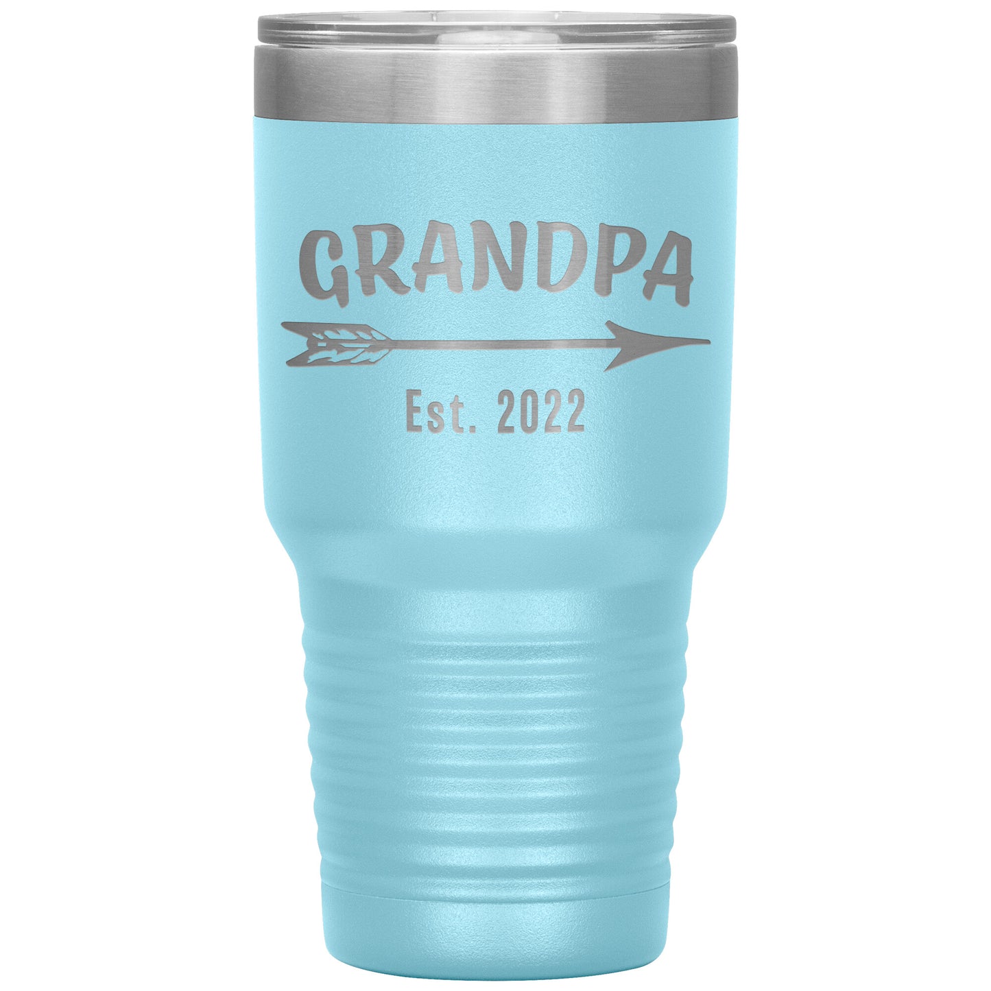 Grandpa EST 2022 Arrow Tumbler