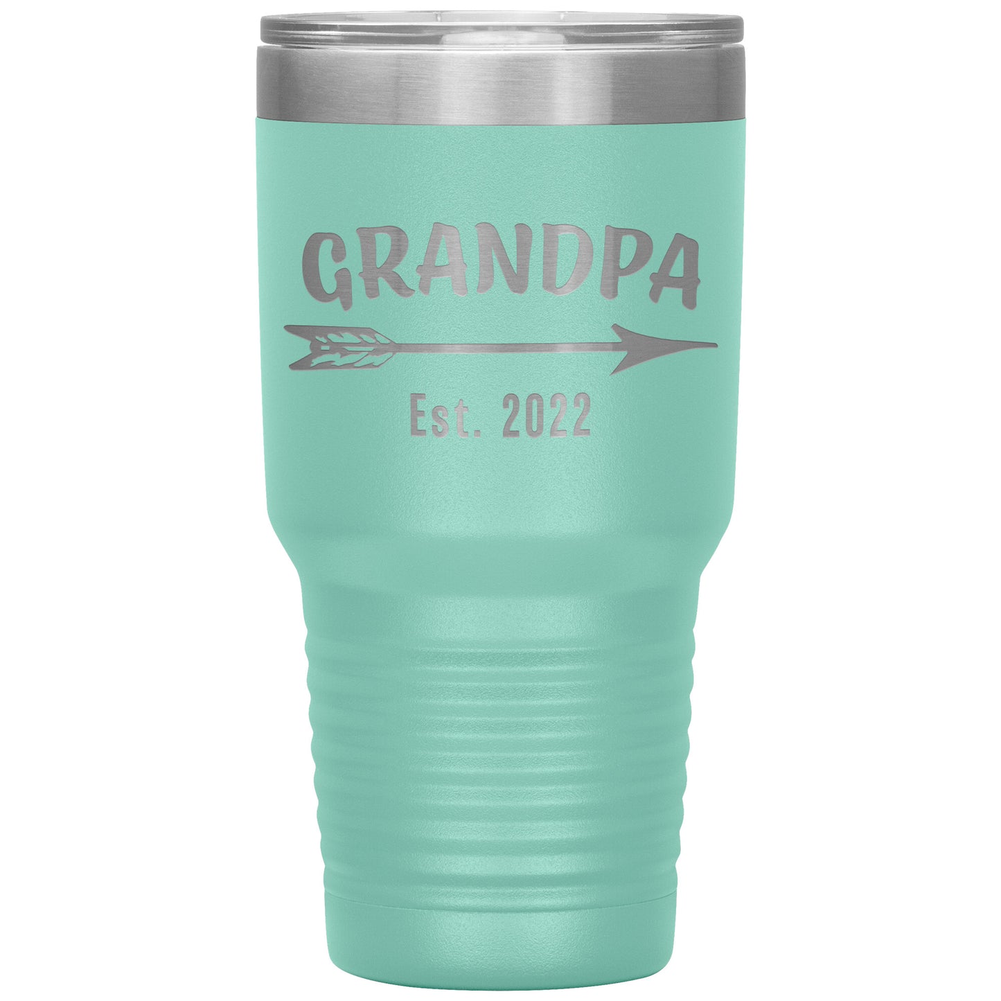 Grandpa EST 2022 Arrow Tumbler