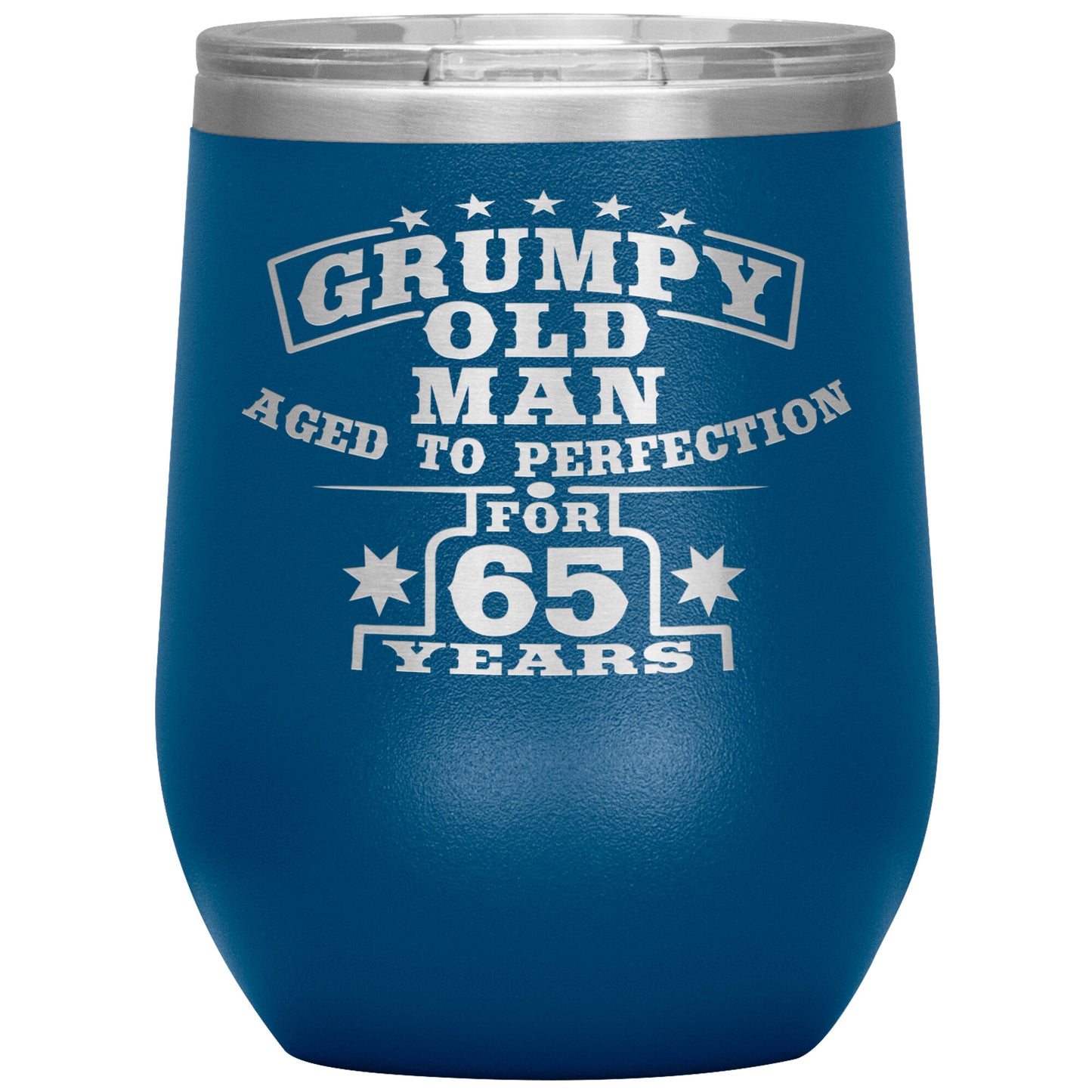 Grumpy Old Man - 65th Birthday Tumbler