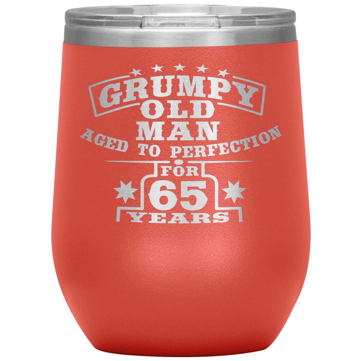 Grumpy Old Man - 65th Birthday Tumbler
