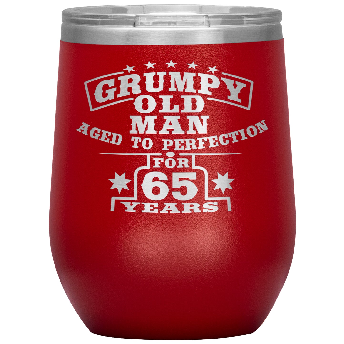 Grumpy Old Man - 65th Birthday Tumbler