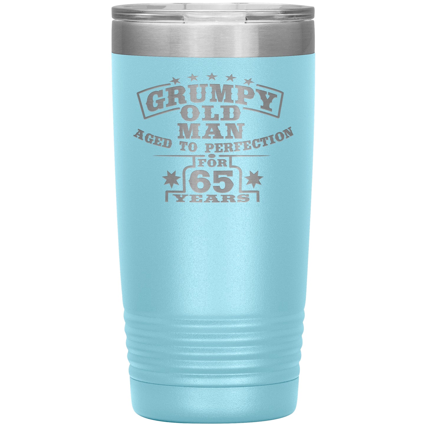 Grumpy Old Man - 65th Birthday Tumbler