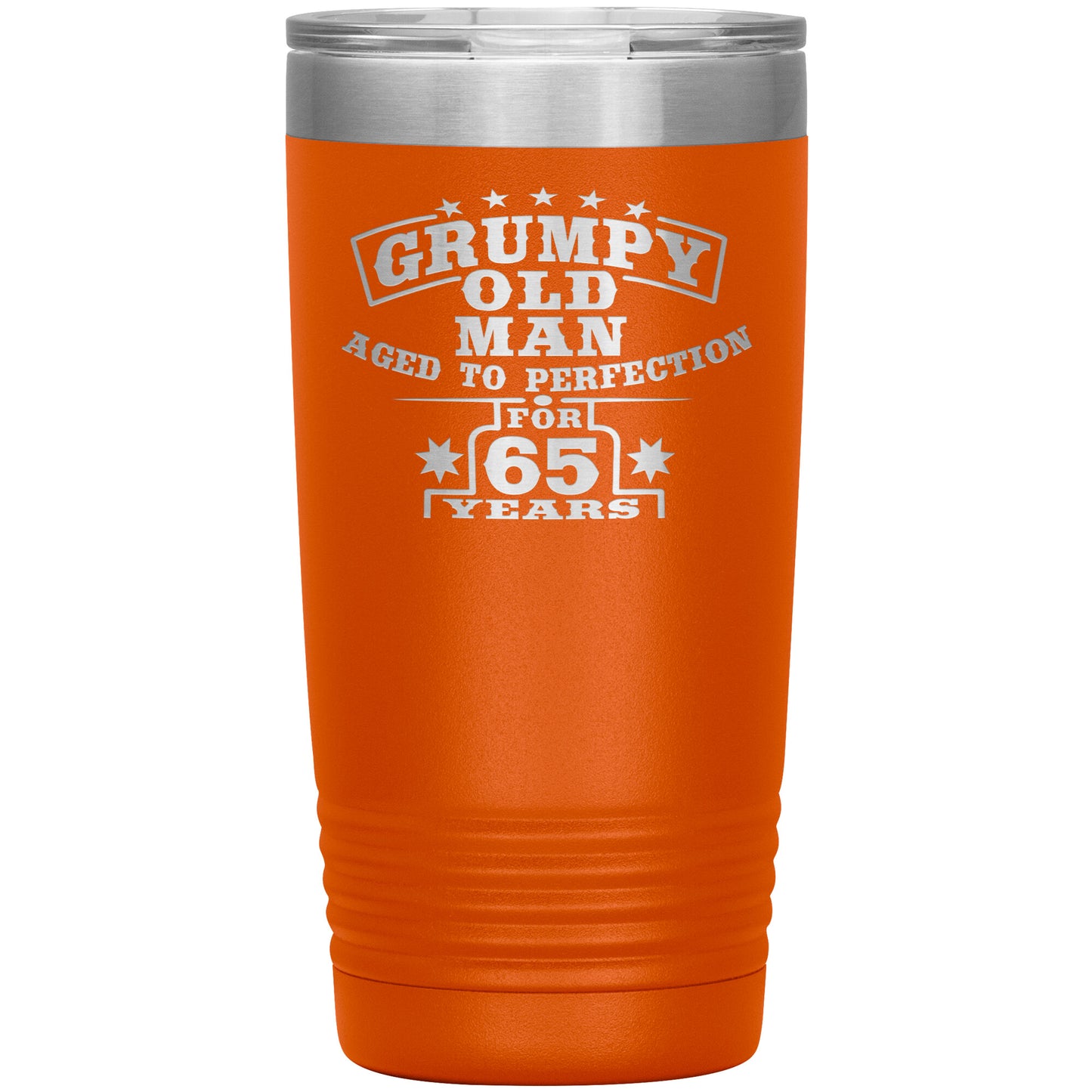 Grumpy Old Man - 65th Birthday Tumbler