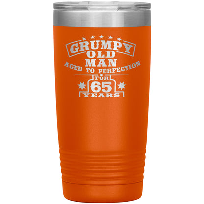 Grumpy Old Man - 65th Birthday Tumbler