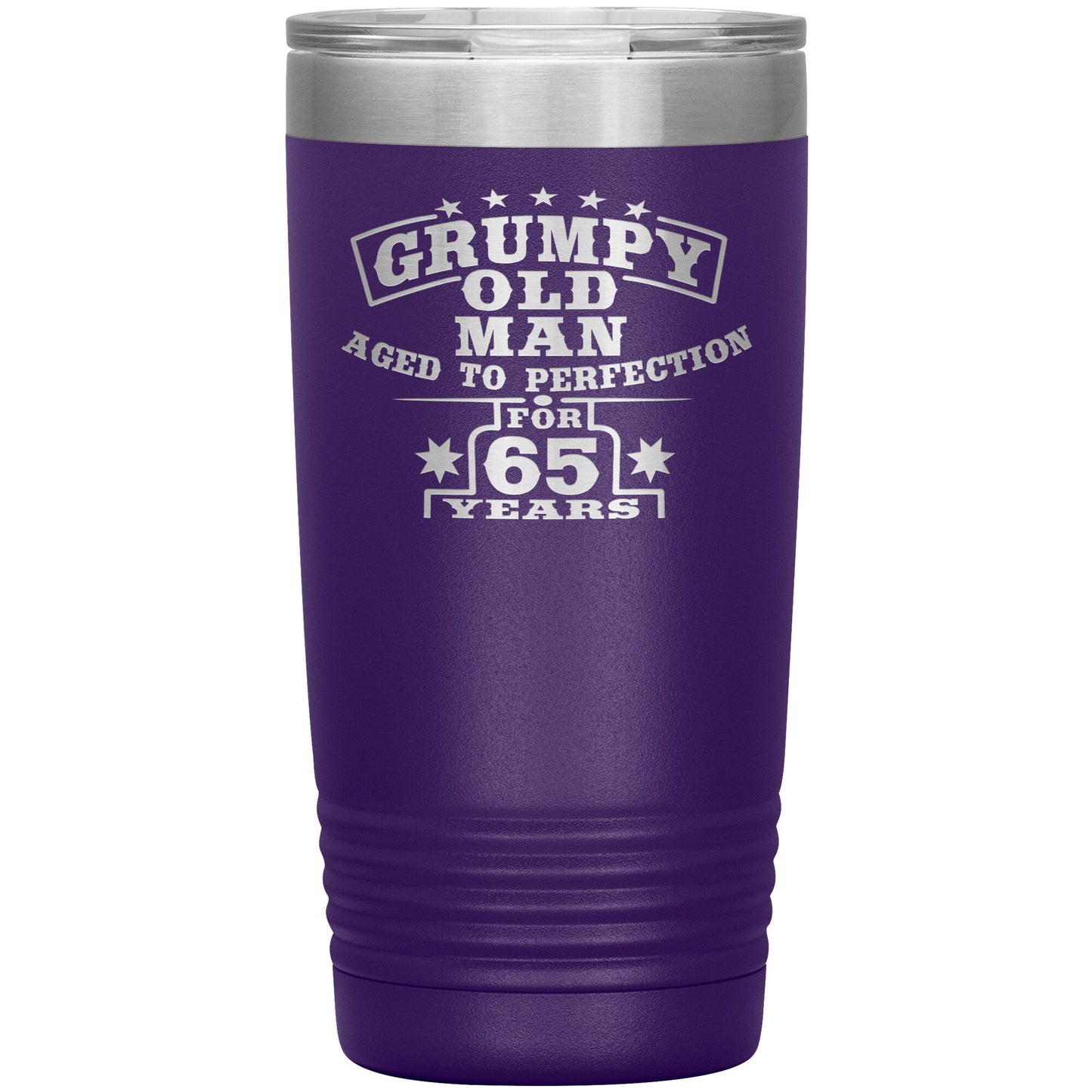 Grumpy Old Man - 65th Birthday Tumbler