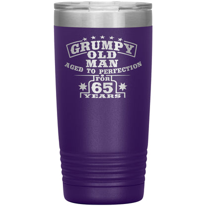 Grumpy Old Man - 65th Birthday Tumbler