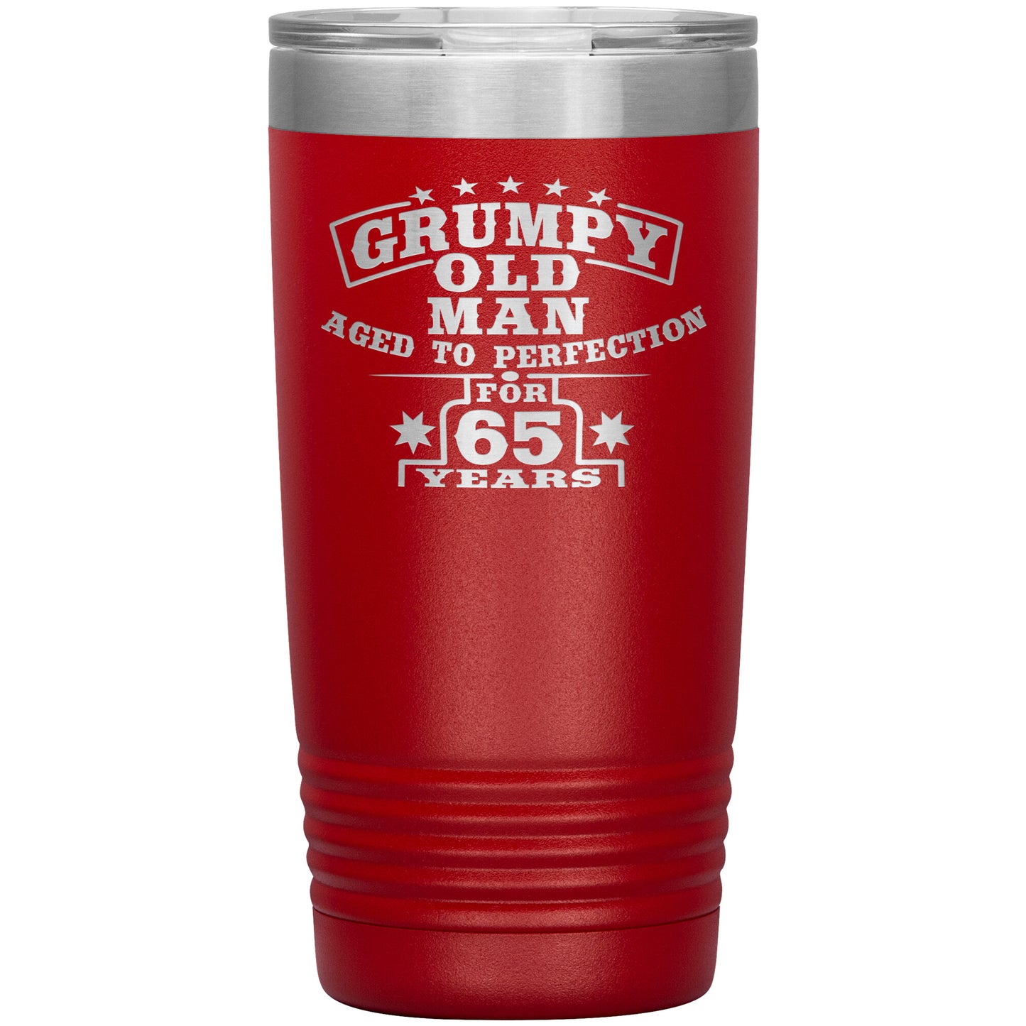 Grumpy Old Man - 65th Birthday Tumbler