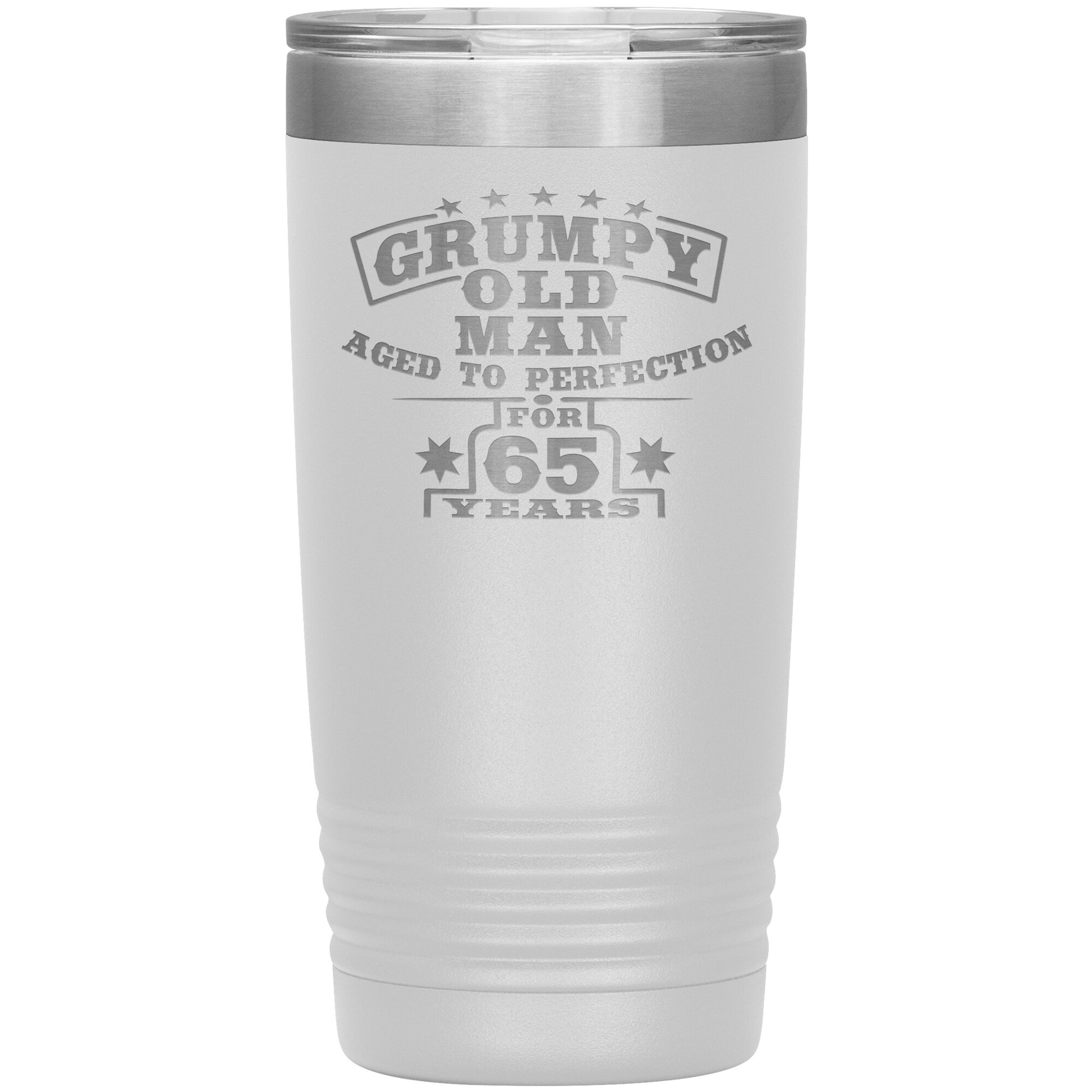 Grumpy Old Man - 65th Birthday Tumbler