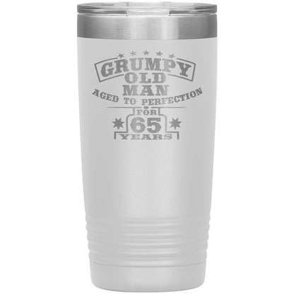 Grumpy Old Man - 65th Birthday Tumbler