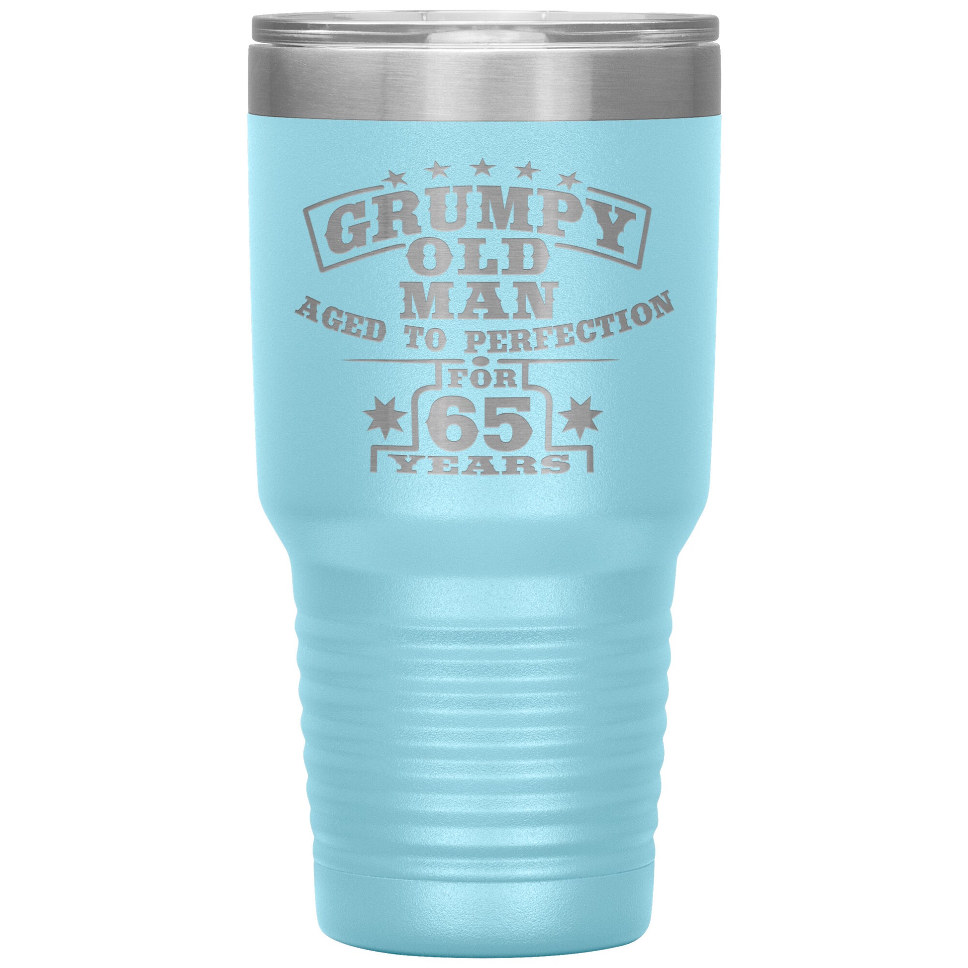 Grumpy Old Man - 65th Birthday Tumbler