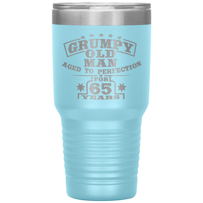 Grumpy Old Man - 65th Birthday Tumbler