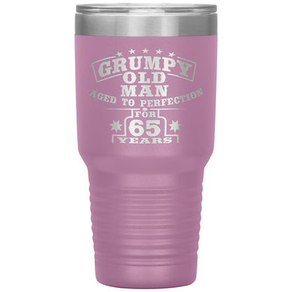 Grumpy Old Man - 65th Birthday Tumbler