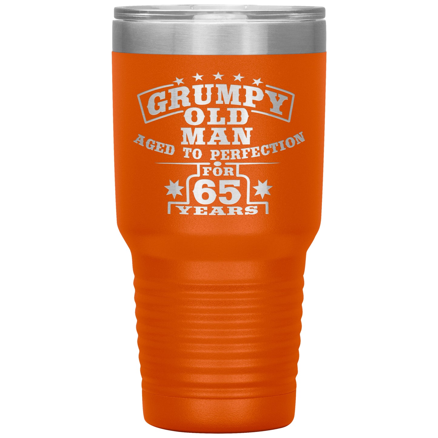 Grumpy Old Man - 65th Birthday Tumbler