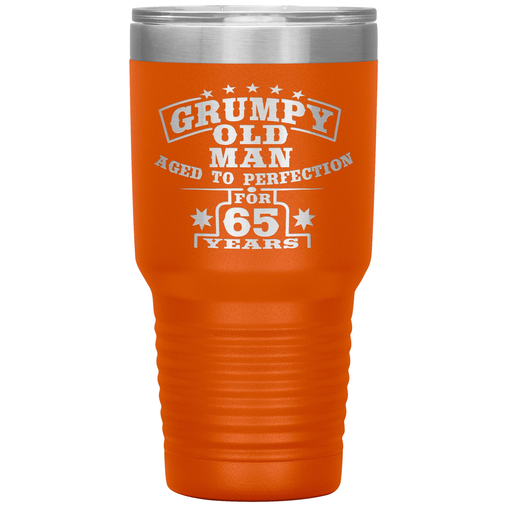 Grumpy Old Man - 65th Birthday Tumbler