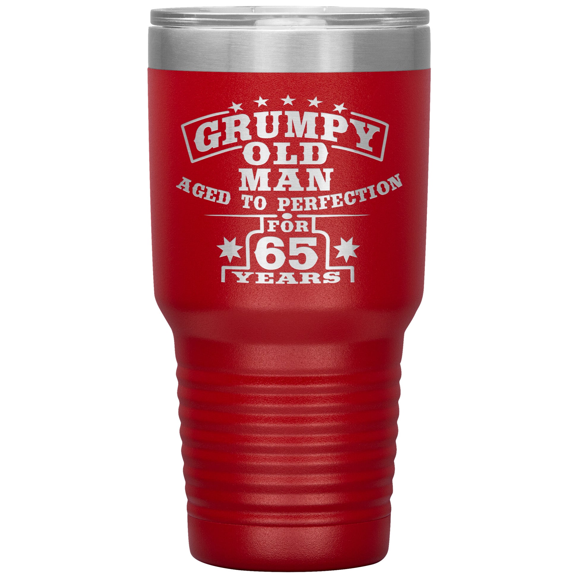 Grumpy Old Man - 65th Birthday Tumbler