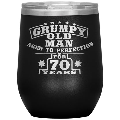 Grumpy Old Man - 70th Birthday Tumbler