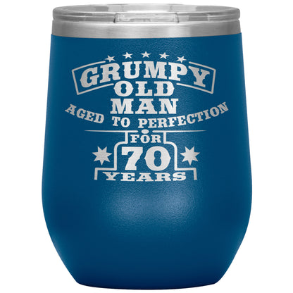 Grumpy Old Man - 70th Birthday Tumbler