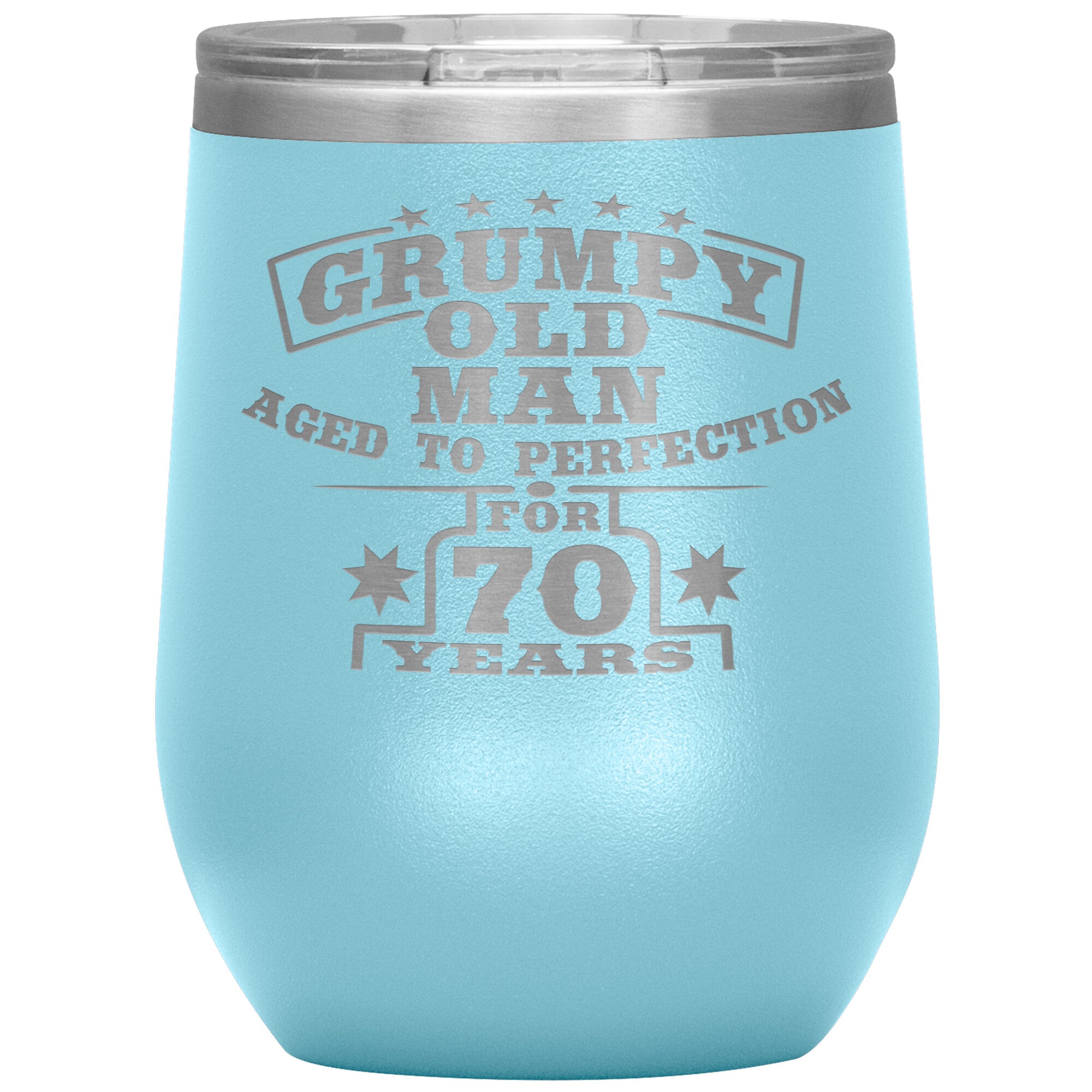 Grumpy Old Man - 70th Birthday Tumbler