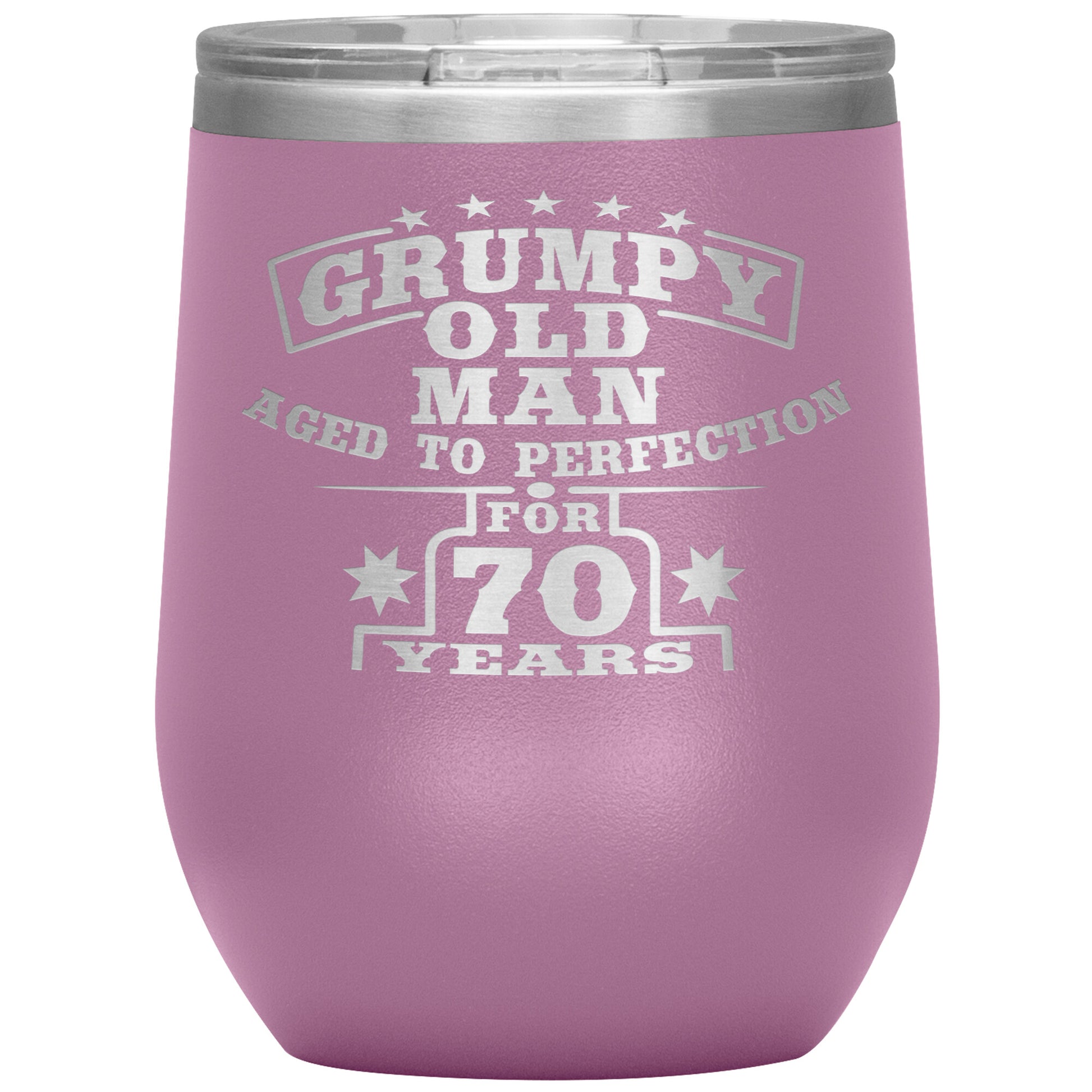 Grumpy Old Man - 70th Birthday Tumbler