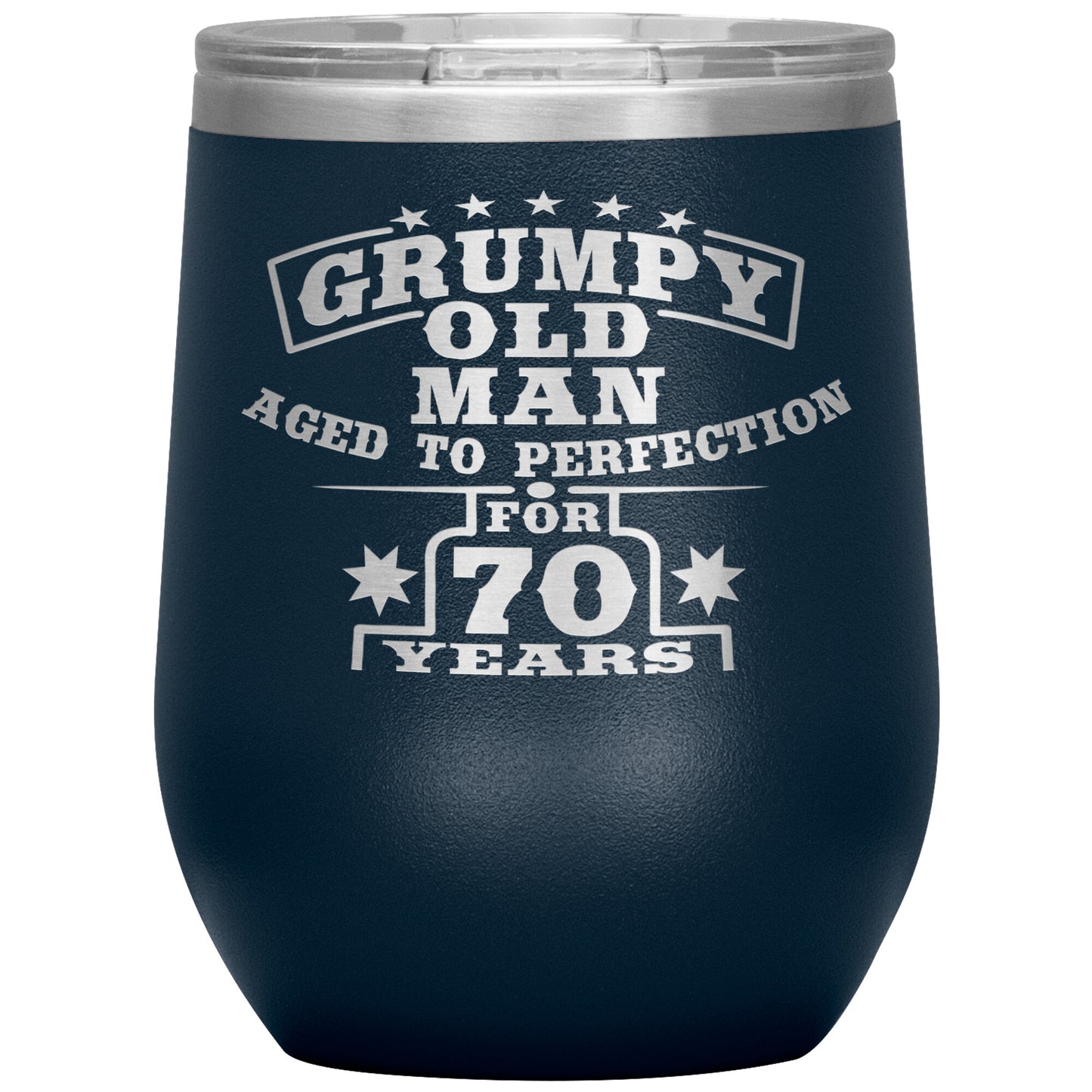 Grumpy Old Man - 70th Birthday Tumbler