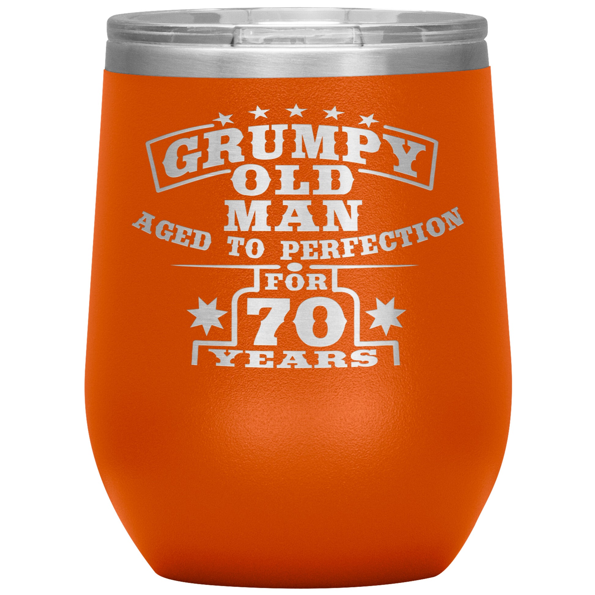 Grumpy Old Man - 70th Birthday Tumbler