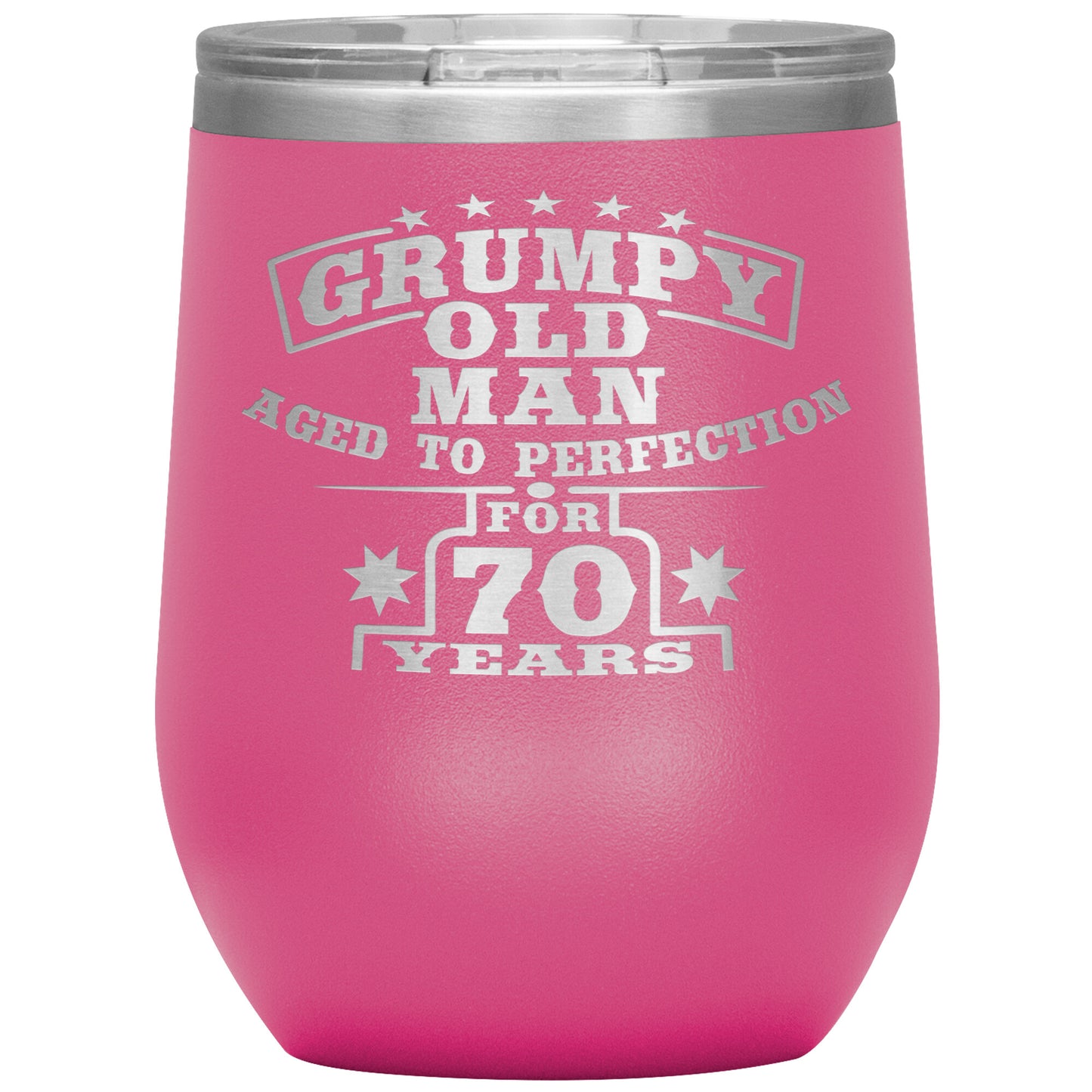 Grumpy Old Man - 70th Birthday Tumbler