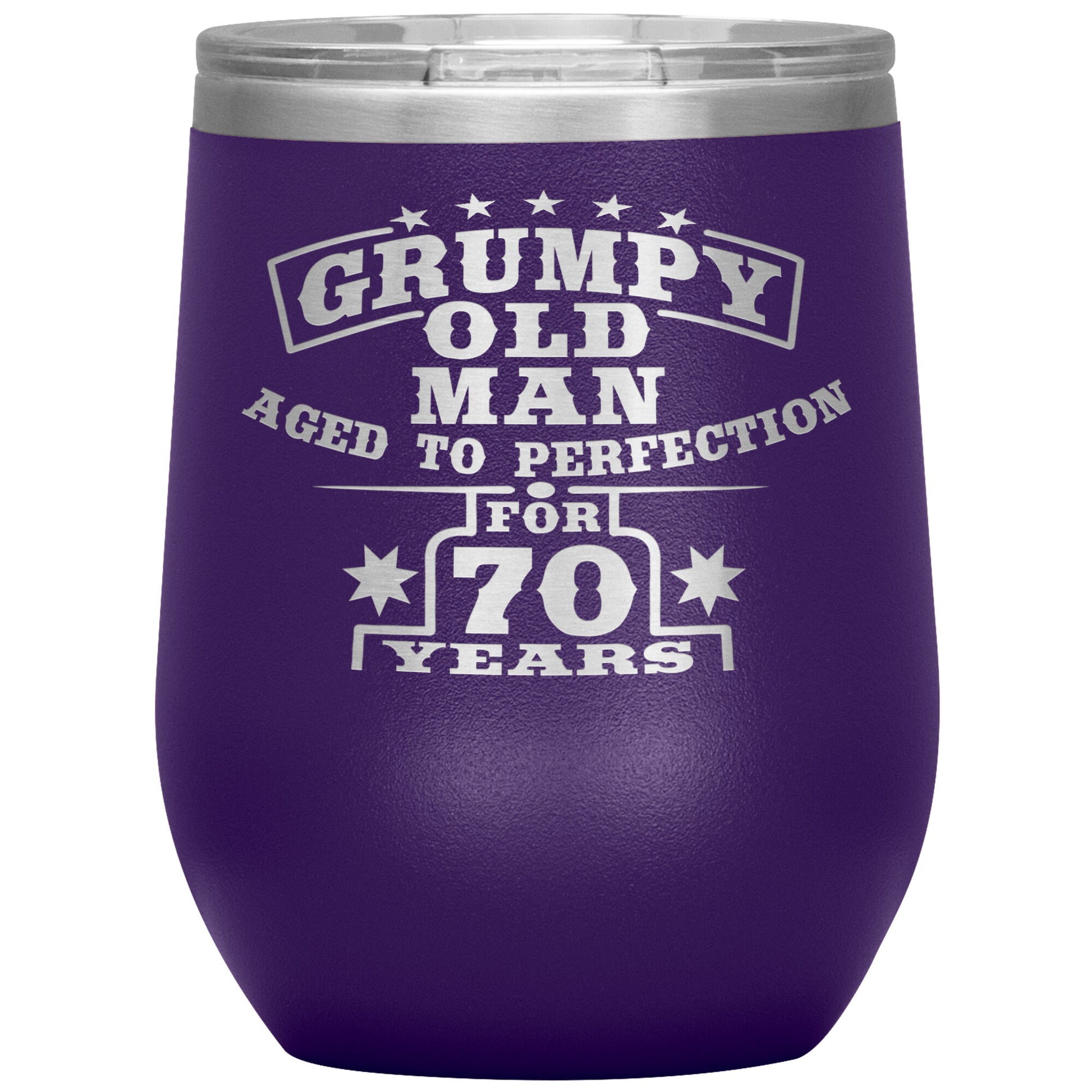 Grumpy Old Man - 70th Birthday Tumbler