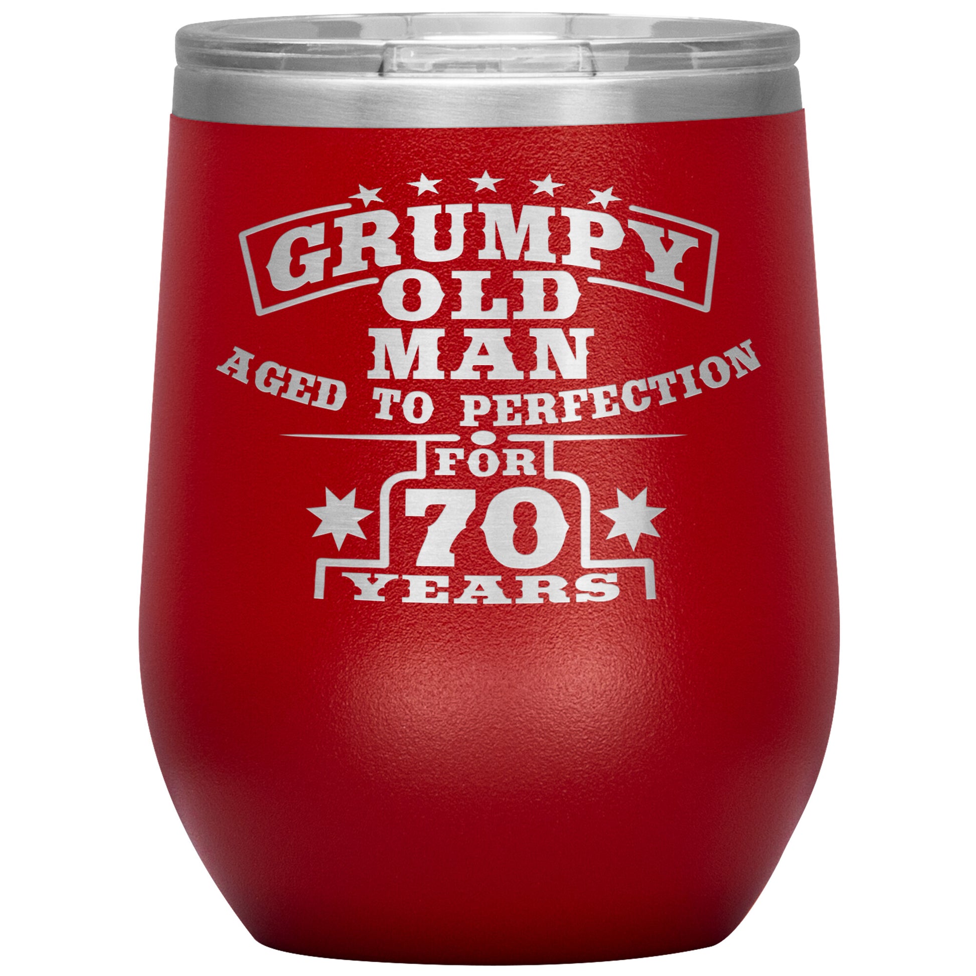 Grumpy Old Man - 70th Birthday Tumbler