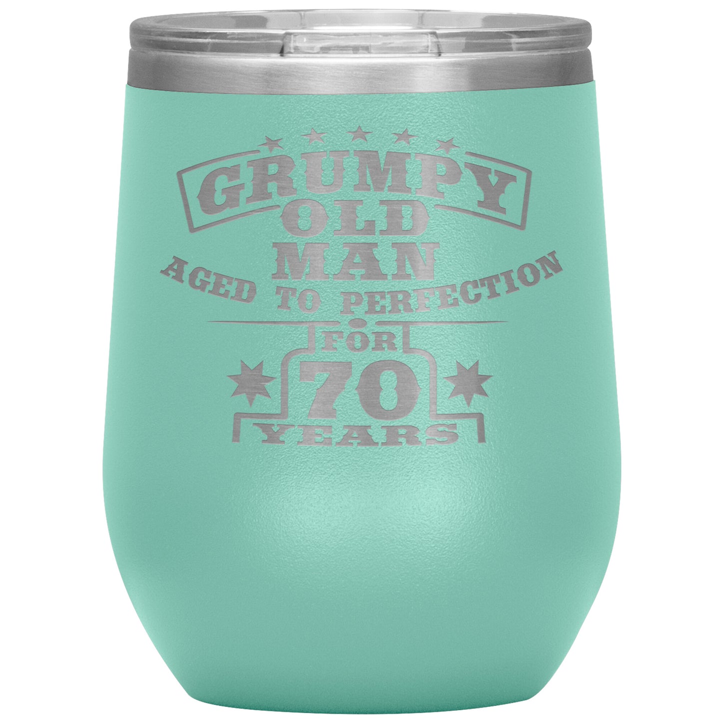 Grumpy Old Man - 70th Birthday Tumbler