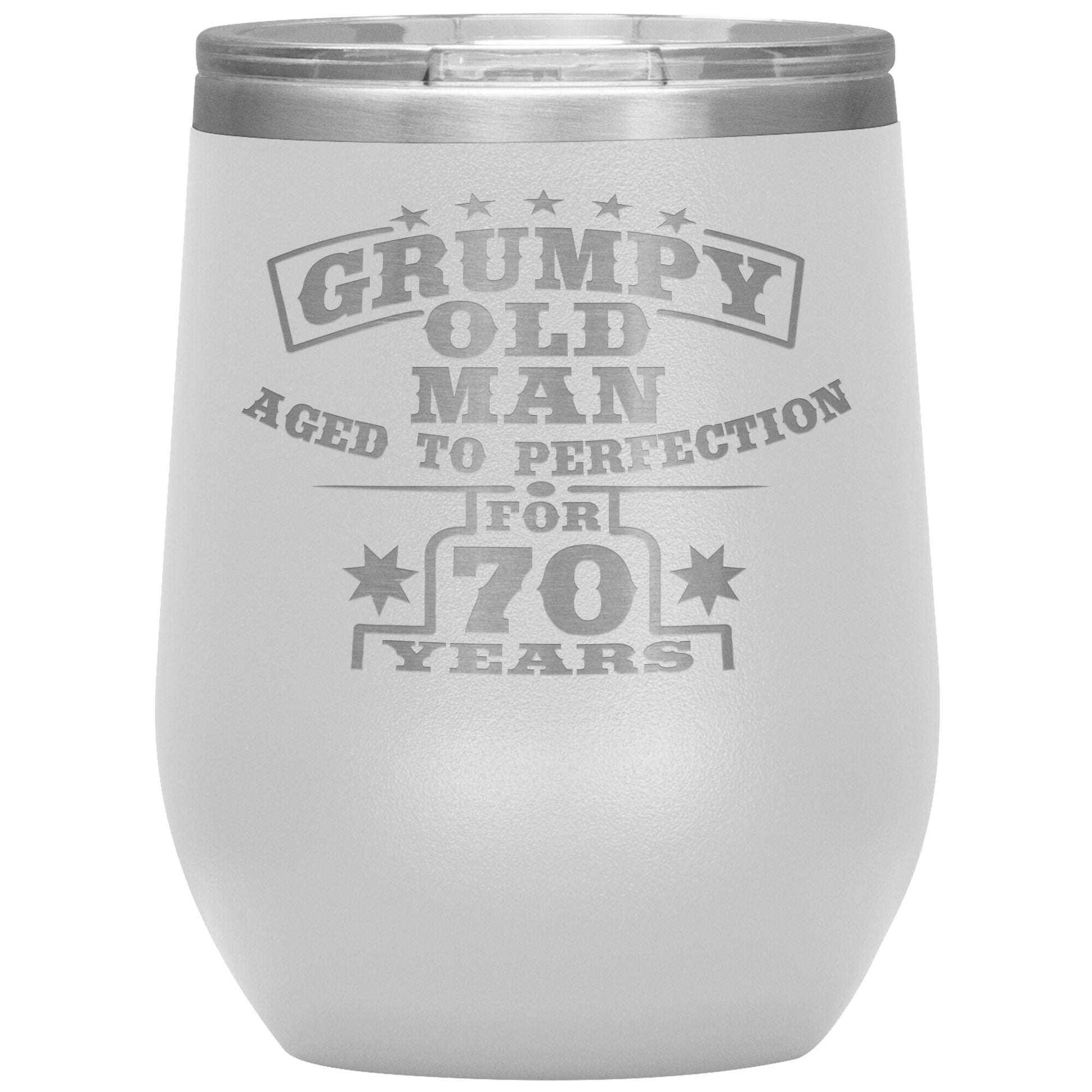 Grumpy Old Man - 70th Birthday Tumbler