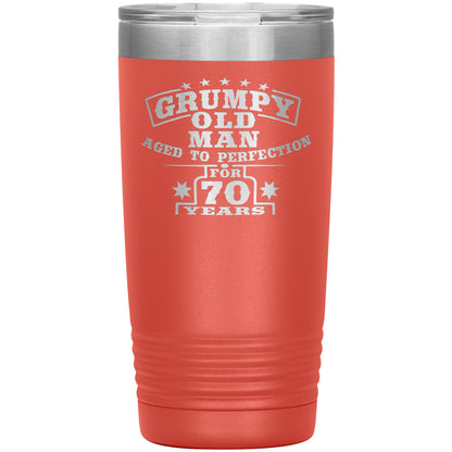 Grumpy Old Man - 70th Birthday Tumbler