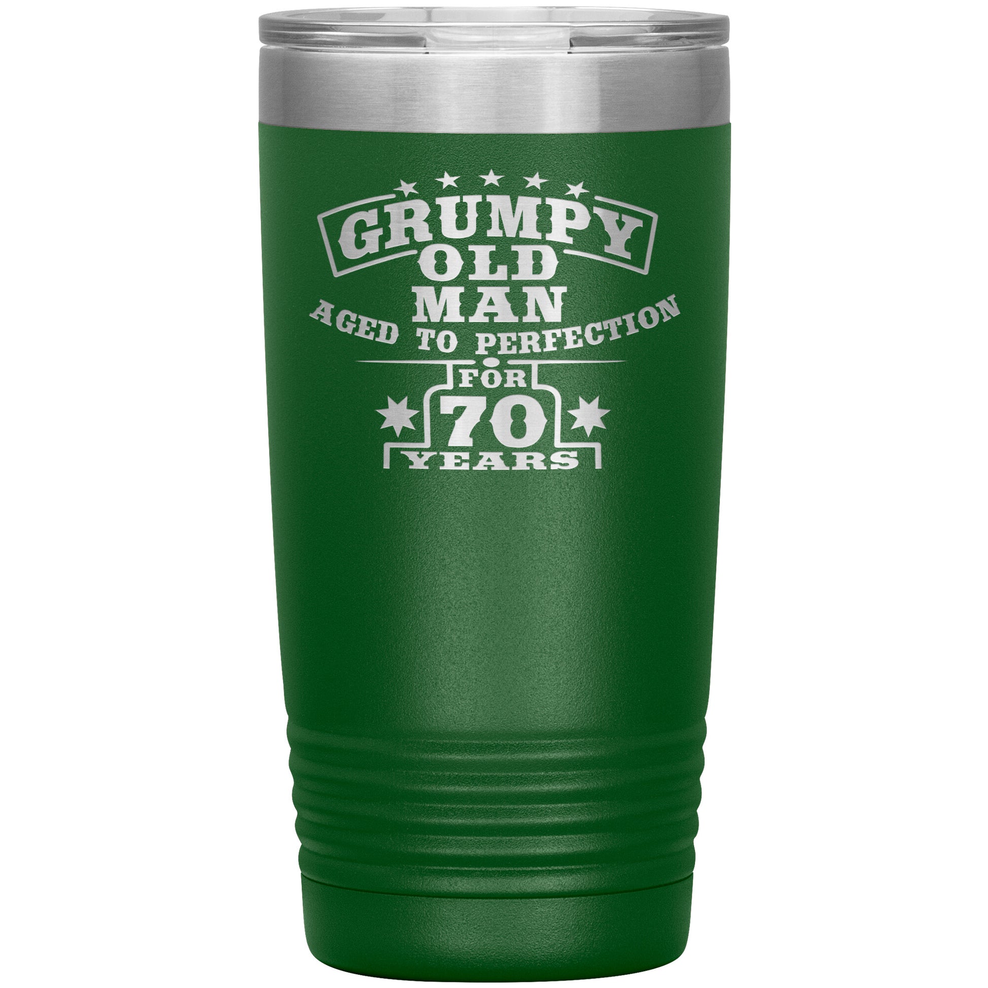 Grumpy Old Man - 70th Birthday Tumbler