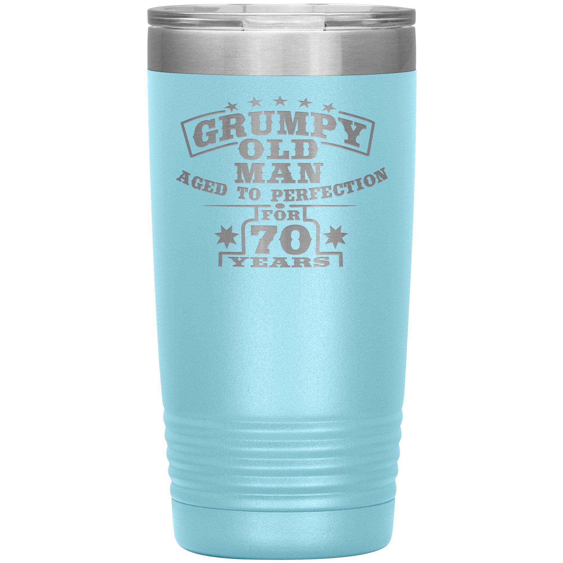 Grumpy Old Man - 70th Birthday Tumbler