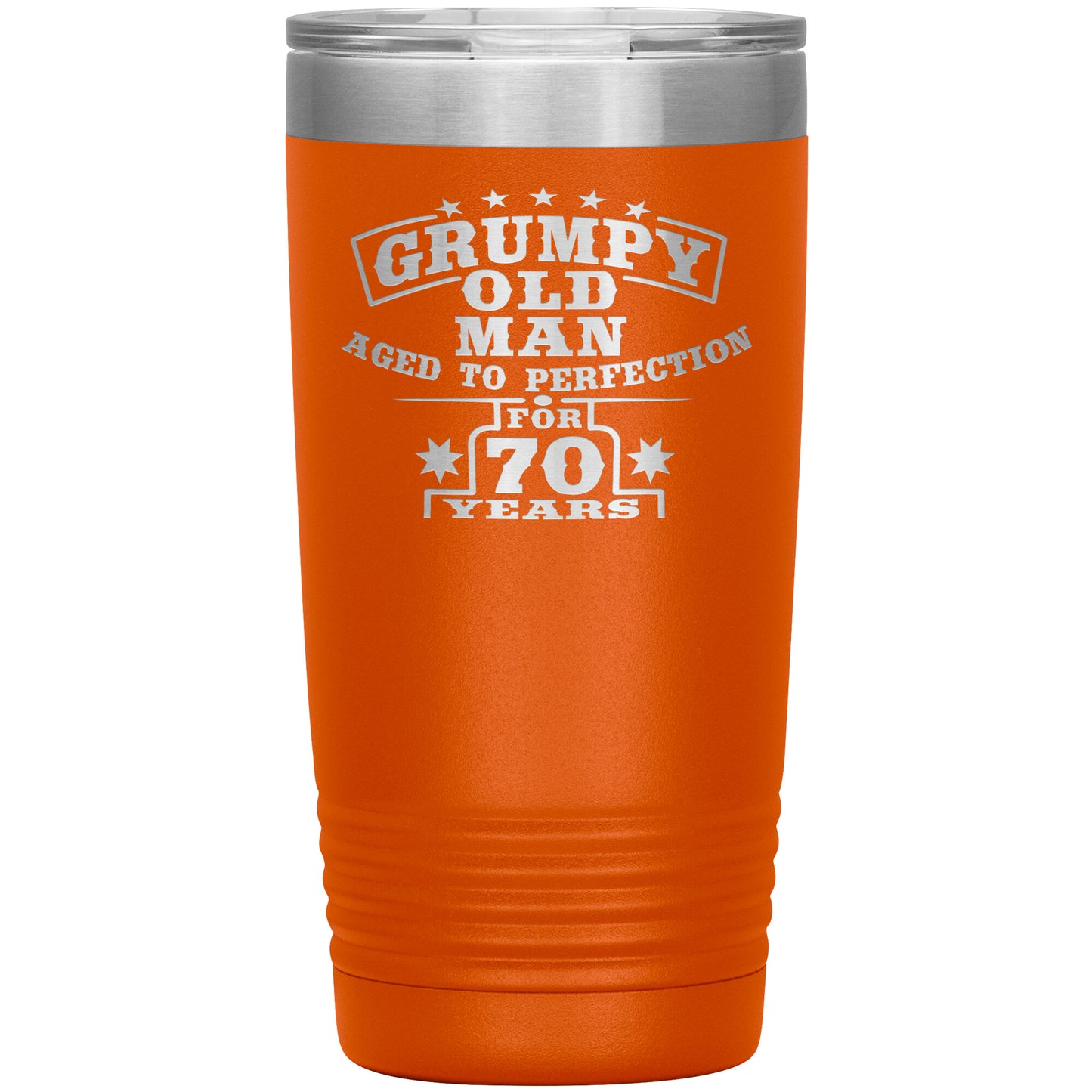 Grumpy Old Man - 70th Birthday Tumbler