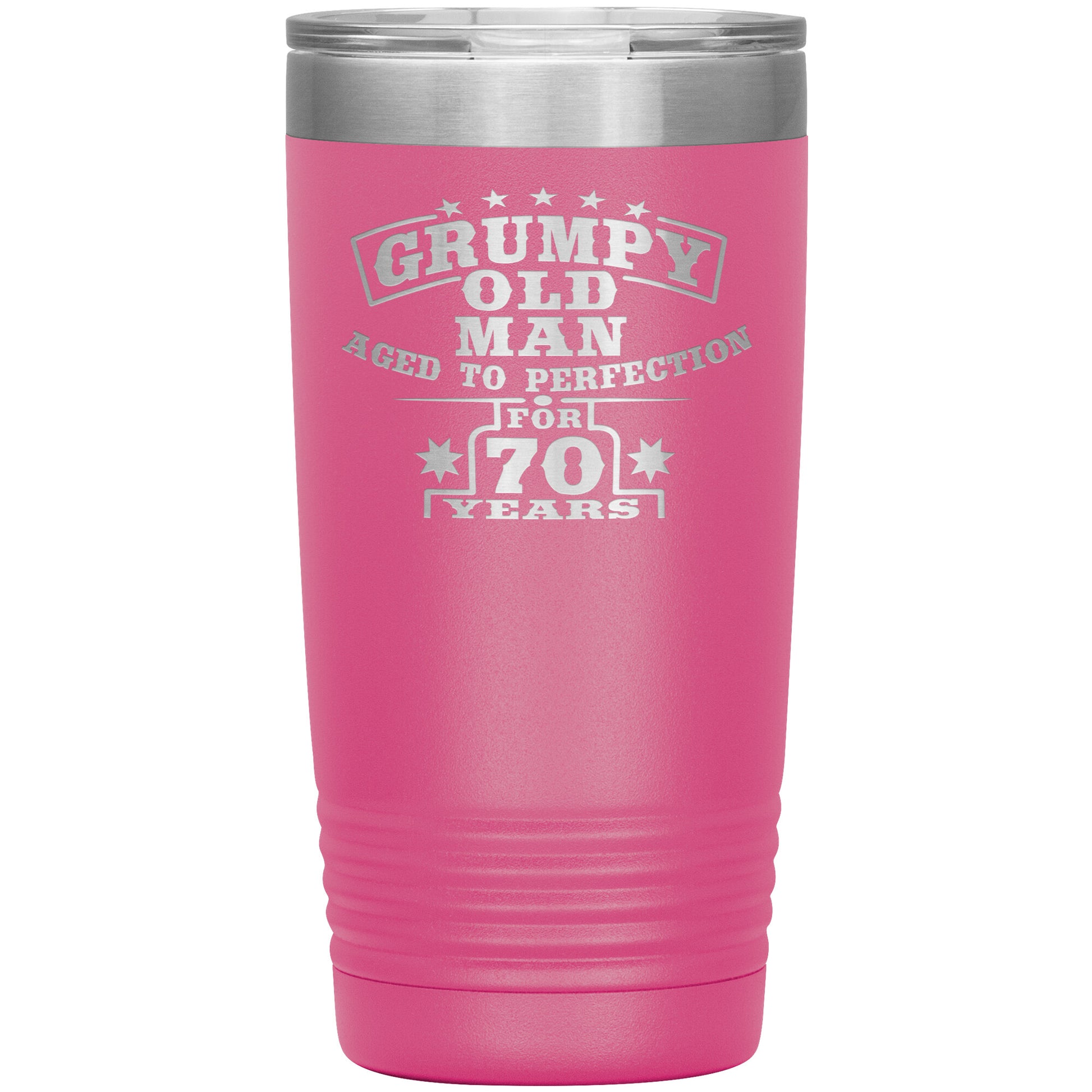 Grumpy Old Man - 70th Birthday Tumbler