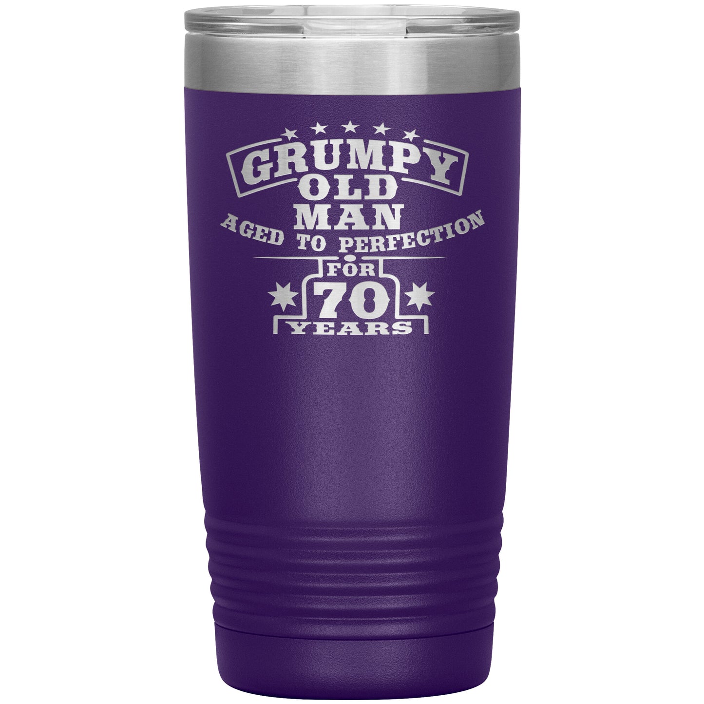 Grumpy Old Man - 70th Birthday Tumbler