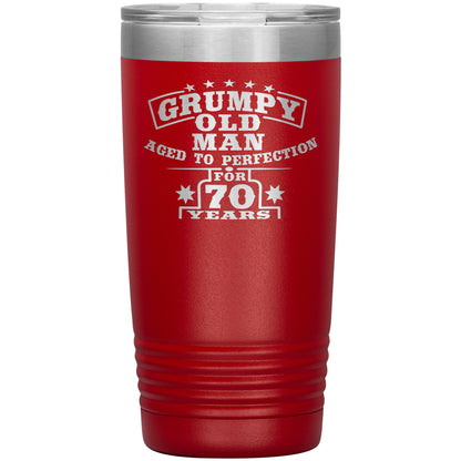 Grumpy Old Man - 70th Birthday Tumbler