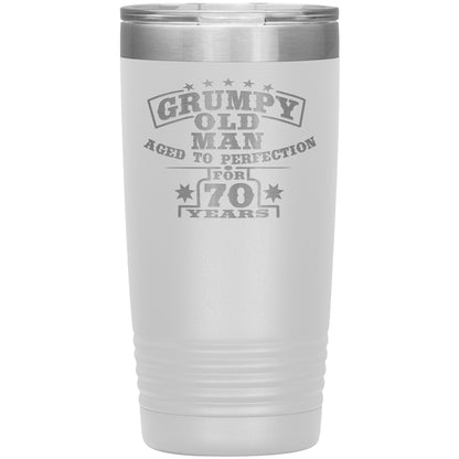 Grumpy Old Man - 70th Birthday Tumbler