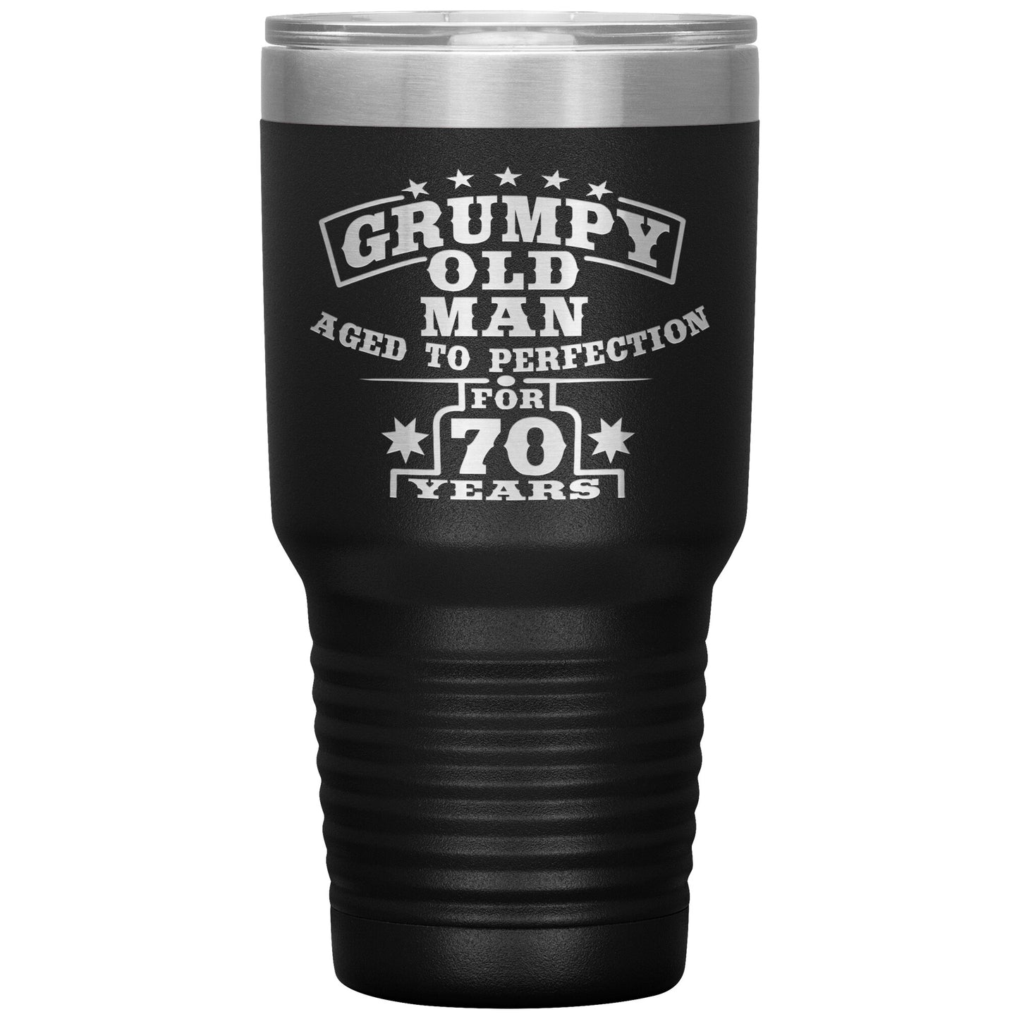 Grumpy Old Man - 70th Birthday Tumbler