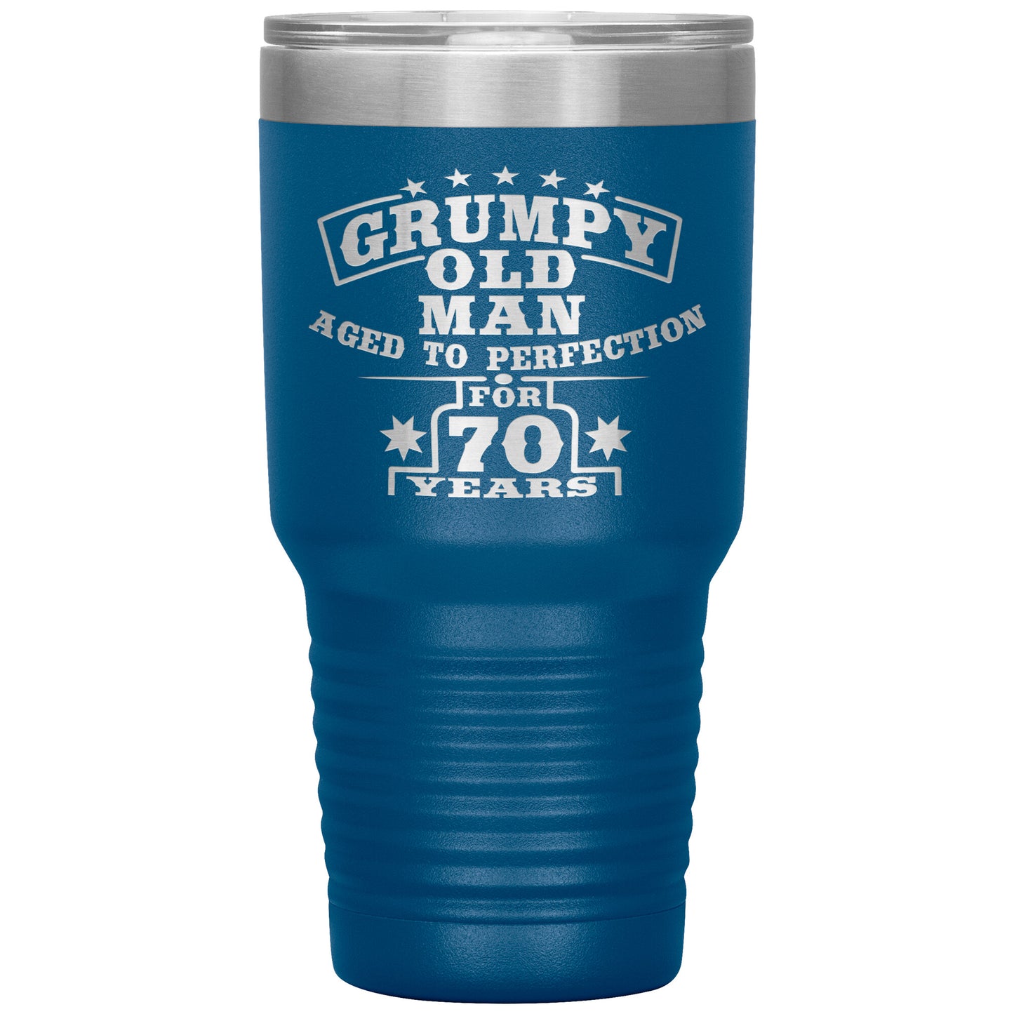 Grumpy Old Man - 70th Birthday Tumbler