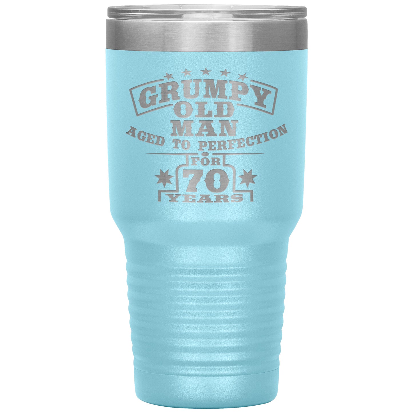 Grumpy Old Man - 70th Birthday Tumbler