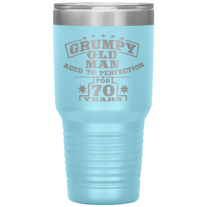 Grumpy Old Man - 70th Birthday Tumbler