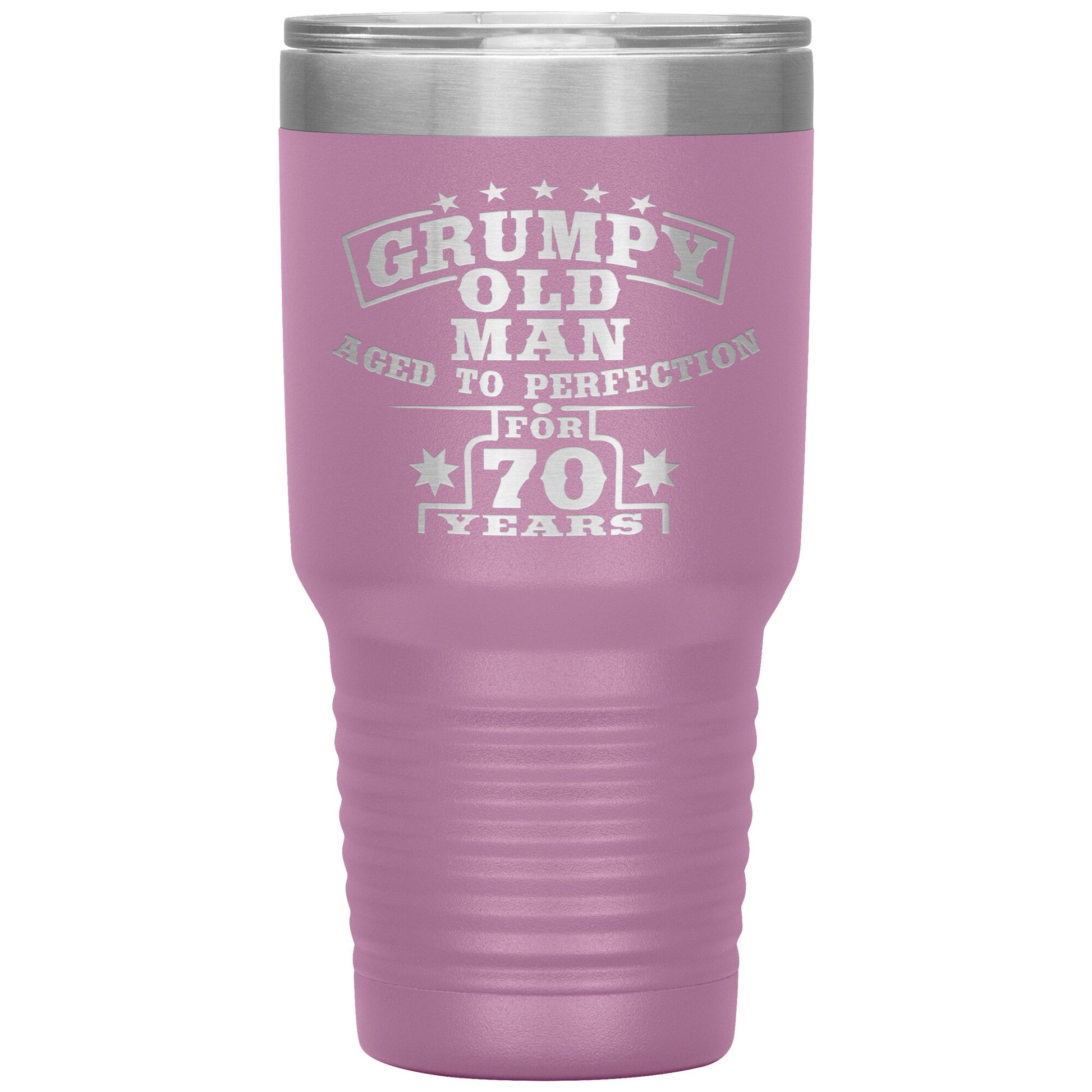 Grumpy Old Man - 70th Birthday Tumbler