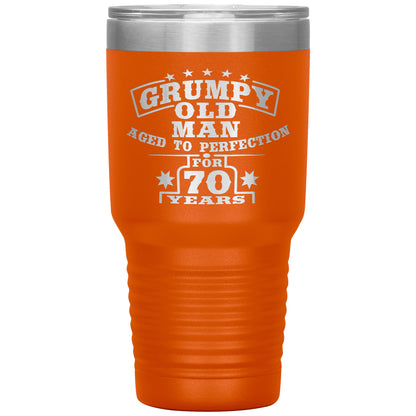 Grumpy Old Man - 70th Birthday Tumbler