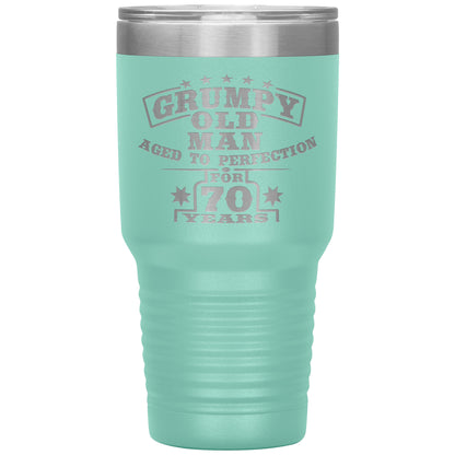 Grumpy Old Man - 70th Birthday Tumbler