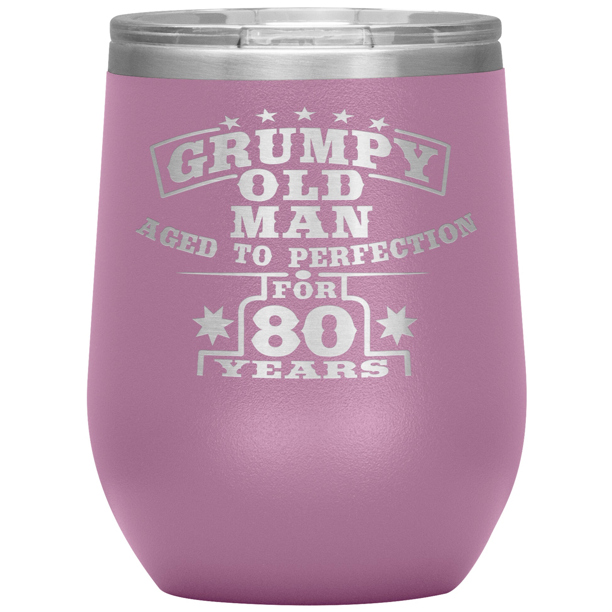 Grumpy Old Man - 80th Birthday Tumbler